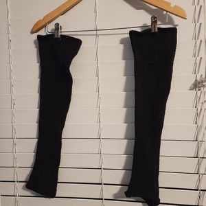Black ballet legwarmers